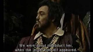 Luciano Pavarotti  Duca duca Possente amor  Live 1981 [upl. by Healion591]