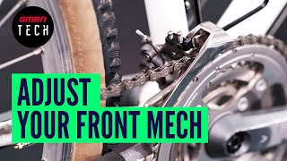 How To Adjust A Front Derailleur  Setup amp Adjust Bike Gears [upl. by Ahsenod]