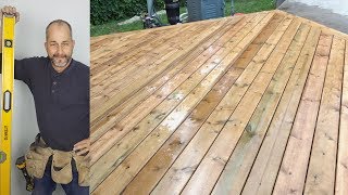 DIY DECK Part 5  Laying Deckboards [upl. by Naman]