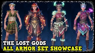 The Lost Gods DLC All Armor Set Showcase Character Customization Options Immortals Fenyx Rising [upl. by Salim]