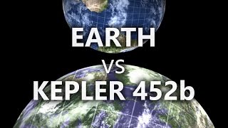 Earth vs Kepler 452b  The comparison [upl. by Odlanyar534]