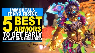 Immortals Fenyx Rising  BEST ARMOR TO GET EARLY  Locations and Guide [upl. by Wiedmann]