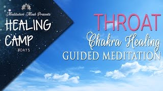 Throat Chakra Healing Guided Meditation  Healing Camp 2016  Day 5 [upl. by Eserahs434]