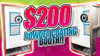 My Budget Powder Coating Booth [upl. by Bev]