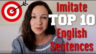 How to Pronounce TOP 10 English Sentences [upl. by Kedezihclem]