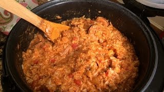 Jambalaya Rice Cooker Recipe [upl. by Laoj]