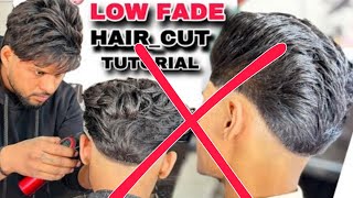 Low High Top Fade Haircut  Down Slope Tutorial [upl. by Farrar]