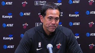 Erik Spoelstra Postgame Interview  Bucks vs Heat  202425 NBA Season [upl. by Arenat]