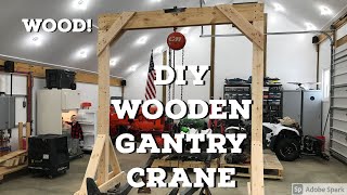 1 Year Later DIY Wooden Gantry Crane Project [upl. by Wolfie200]