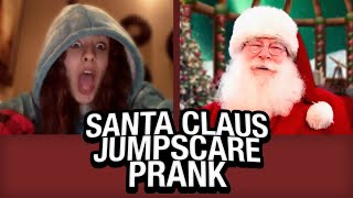 Santa Claus JUMPSCARE PRANK on Omegle [upl. by Mezoff832]