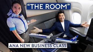 BEST Business Class ANA New Business Class quotThe Roomquot [upl. by Niamor255]