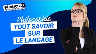 Le langage fiche de révisions  Bac de philosophie  Terminale [upl. by Aerdnas350]