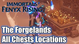 Immortals Fenyx Rising  All EPIC Chests Locations  The Forgelands [upl. by Ailama851]