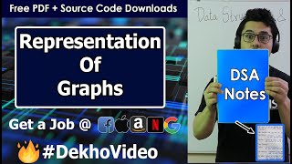 Representation of Graphs  Adjacency List Adjacency Matrix amp Other Representations [upl. by Erbua838]