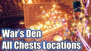 Immortals Fenyx Rising  All EPIC Chests Locations  War’s Den [upl. by Nauwaj362]