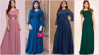 Latest Frock Designs 2023  Chiffon Frocks  Long Frocks  Trendy Frock Design  Mehak Fashion Club [upl. by Pinette942]