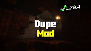 Dupe Mod 1214  download amp install Dupe Mod for Minecraft 1214 [upl. by Lenssen]