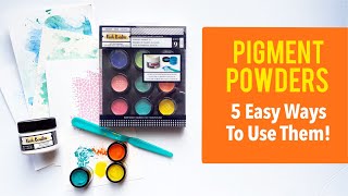 5 Easy Ways To Use Pigment Powders [upl. by Sidonie]