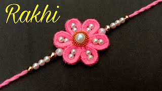 How To Make Easy RakhiRakhi Making At Home Useful amp Easy [upl. by Acila557]