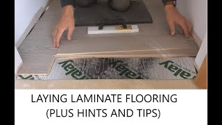 Cutting and fitting laminate flooring PLUS HINTS AND TIPSQuick Step Elite Laminate [upl. by Aletse]