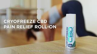 CryoFreeze CBD Pain Relief RollOn Benefits [upl. by Otokam]