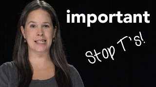 How to Pronounce IMPORTANT  American English [upl. by Adelice]