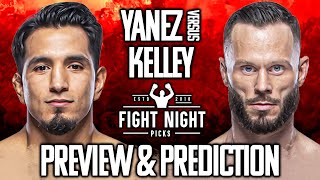 UFC Fight Night Adrian Yanez vs Tony Kelley Preview amp Prediction [upl. by Ayinat]