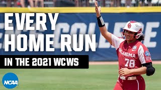 Every home run from the 2021 Womens College World Series [upl. by Gerhardt]