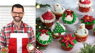 How to Make Christmas Cupcakes [upl. by Martha]