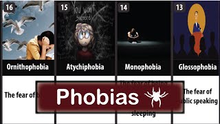 Top 100 Phobias That You Have at Least 3 of Them [upl. by Hareehahs]