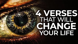 4 BIBLE VERSES that CHANGED My Whole LIFE  4 POWERFUL VERSES [upl. by Nosecyrb]