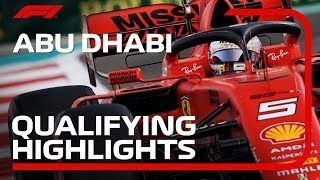 2019 Abu Dhabi Grand Prix Qualifying Highlights [upl. by Nahshunn484]