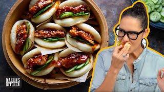 My EPIC Korean Fried Chicken Bao Buns  Marions Kitchen [upl. by Baryram]