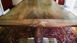 Making a Double Pedestal Dining Table with Breadboard Ends [upl. by Adidnere347]