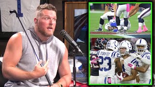 Pat McAfee Breaks Down His Onside Kick To Himself [upl. by Idnahs344]