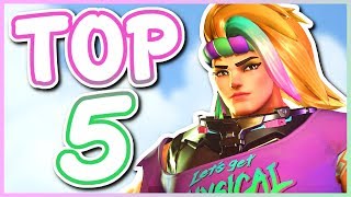 Overwatch  TOP 5 BEST ZARYA SKINS [upl. by Poland]