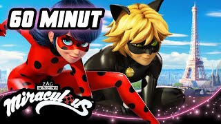 🐞 GODZINA Z MIRACULOUS – Wielka kompilacja 🐞  Sezon 2  Miraculous Biedronka i Czarny Kot [upl. by Akeimat]