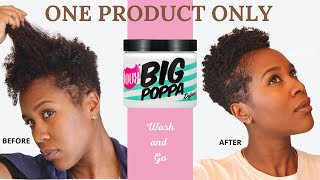 WASH amp GO  THE DOUX  BIG POPPA GEL  TUTORIAL  REVIEW [upl. by Aineval]