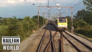 Cab ride with relaxing background music  From Ostend via Bruges to Brussels Belgium [upl. by Ariik]