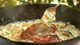 Steak Diane  A savory classic Steak [upl. by Olodort]