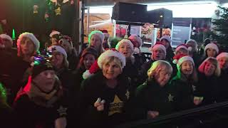 WHAT CHRISTMAS MEANS TO ME Rock Choir at Birkdale Lights Switch On 1st December 2024 [upl. by Giffy]