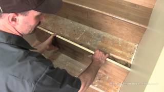 How To Install Hardwood on Stairs [upl. by Dorcea93]