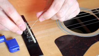 How to Change an Acoustic Guitar String EASY [upl. by Burney]