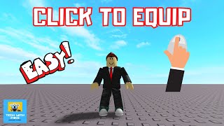 Roblox Studio Tutorial Click to Equip Tool [upl. by Borchers]