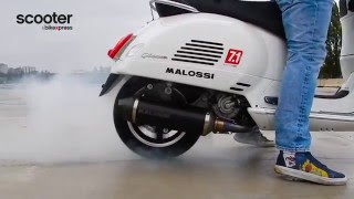 218cc Malossi Power Boost for Vespa GTS 125 [upl. by Nacnud641]