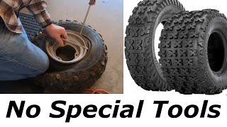 How to Change ATV Tires Yourself at Home [upl. by Aihsemaj872]