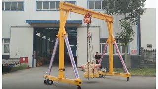 1 ton Portable gantry crane [upl. by Selway]