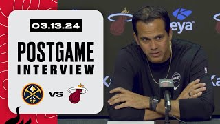 Postgame Interview Erik Spoelstra [upl. by Safko]