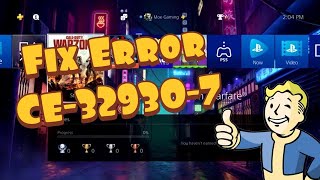 How To Fix PS4 Error CE329307 [upl. by Ahsats]