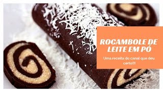 Como fazer rocambole de chocolate [upl. by Curren962]